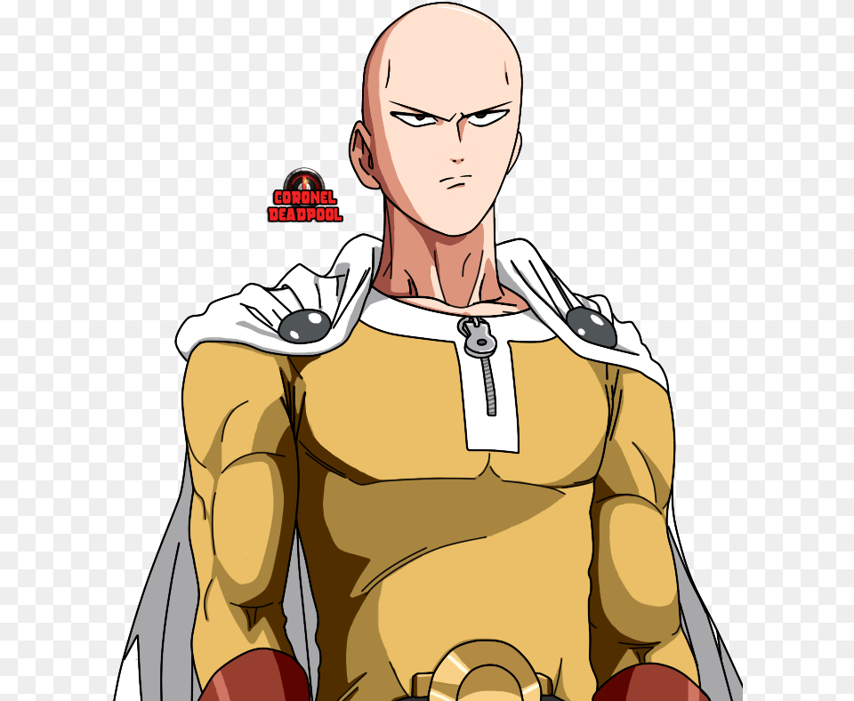 Serious Saitama One Punch Man One Punch Man, Adult, Book, Comics, Female Free Transparent Png