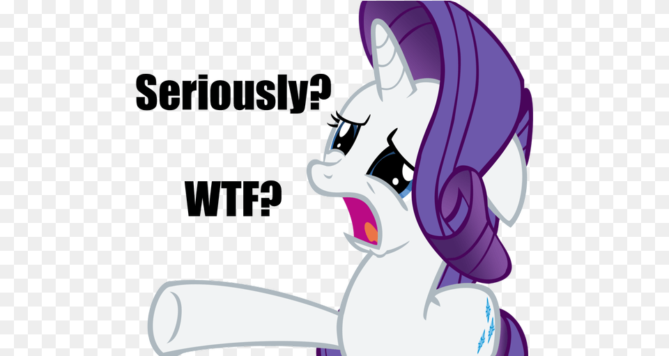Seriously Wtfa Pony Rarity Pinkie Pie Horse Cartoon Mlp Wtf, Book, Comics, Publication, Device Free Transparent Png