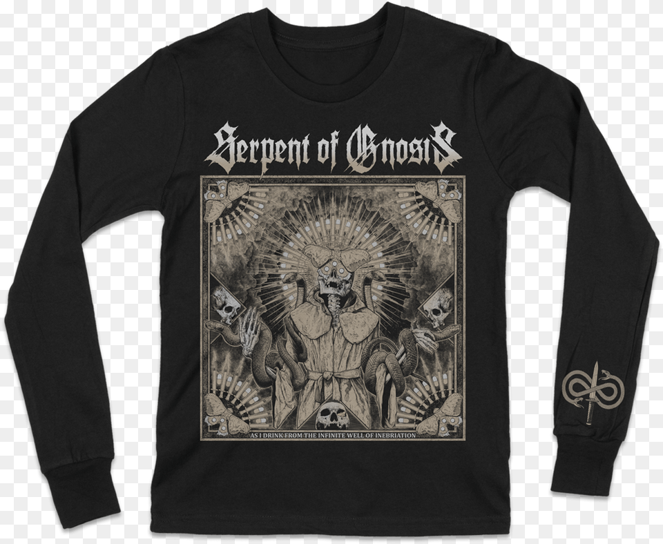 Serpent Of Gnosis, Clothing, T-shirt, Sleeve, Long Sleeve Png Image