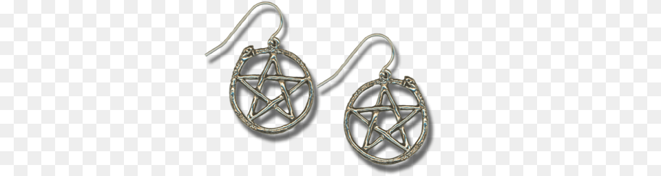 Serpent Pentacle Earrings Earrings, Accessories, Earring, Jewelry, Locket Free Png Download