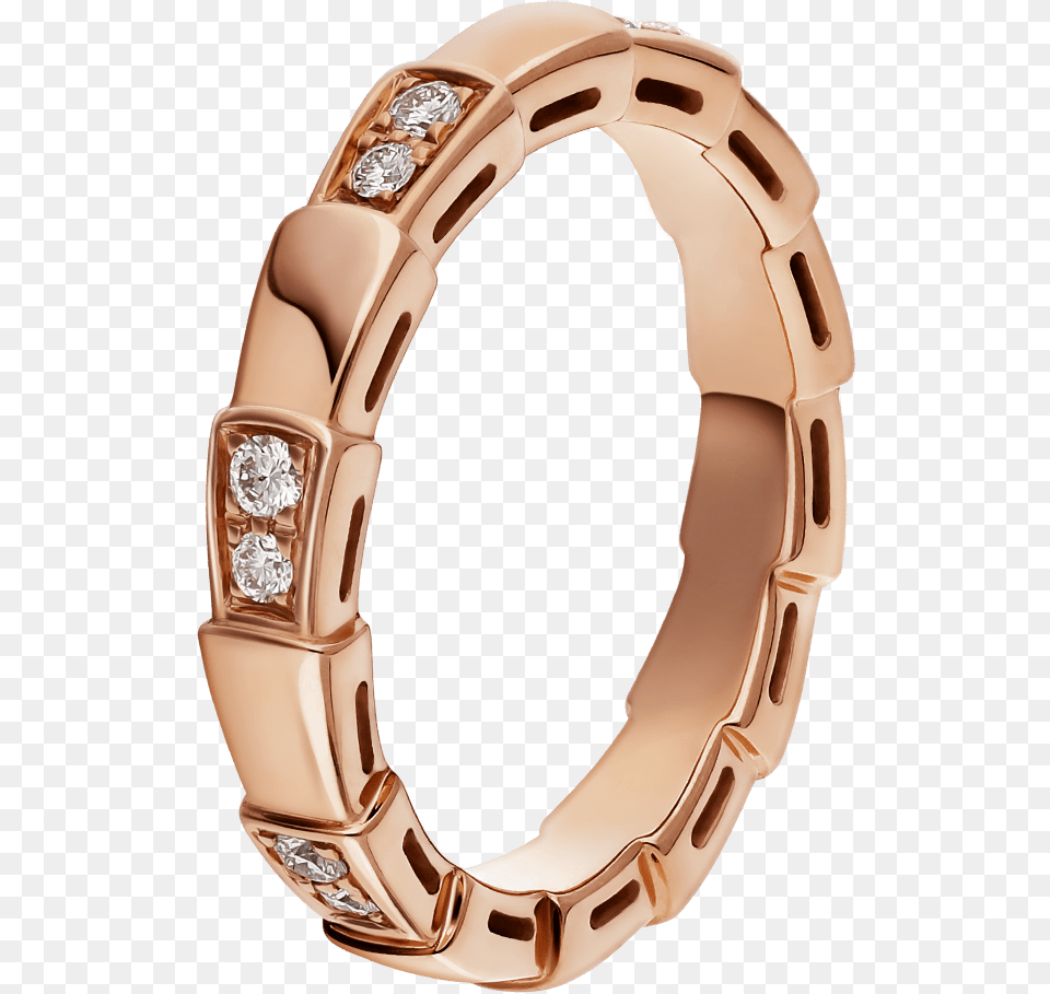 Serpenti Viper Ring Bulgari Serpenti Ring Rose Gold, Accessories, Diamond, Gemstone, Jewelry Png Image