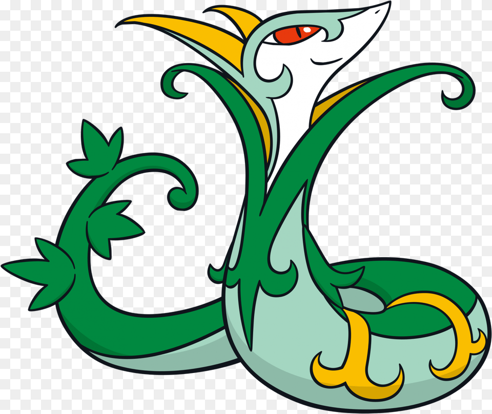 Serperior Pokemon Serperior, Animal, Beak, Bird Free Transparent Png