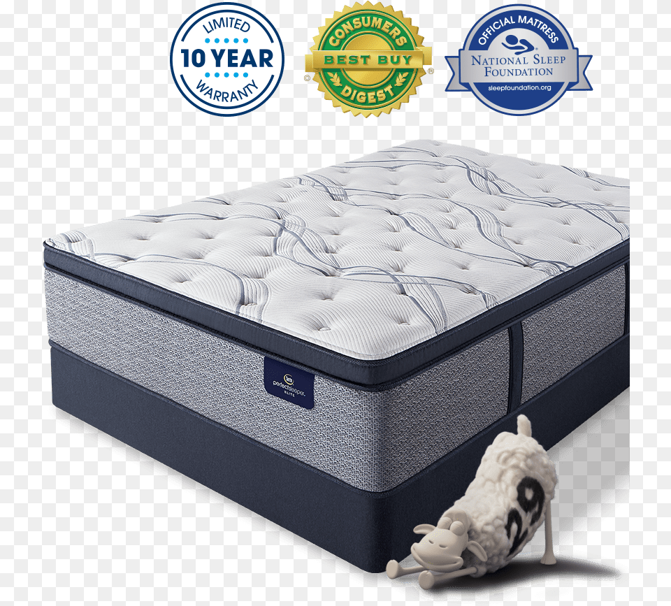 Serta Perfect Sleeper Black Presidents Day Clearance Serta Perfect Sleeper Select, Furniture, Bed, Mattress Free Transparent Png