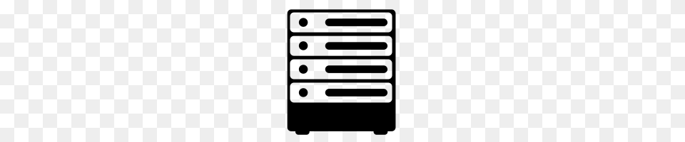 Server Icons Noun Project, Gray Free Transparent Png