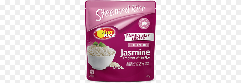 Serves Sunrice Microwave Fragrant Jasmine Rice Family Sunrice, Food, Produce, Grain Png Image