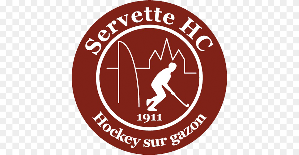 Servette Hc Hockey Club Logo, Adult, Male, Man, Person Free Png