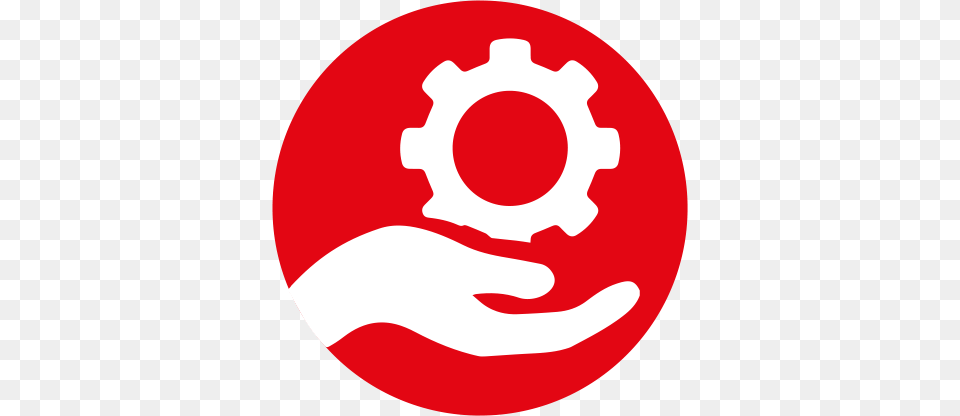 Service Amp Maintenance Needs Services Icon Red, Food, Ketchup, Machine, Gear Png Image