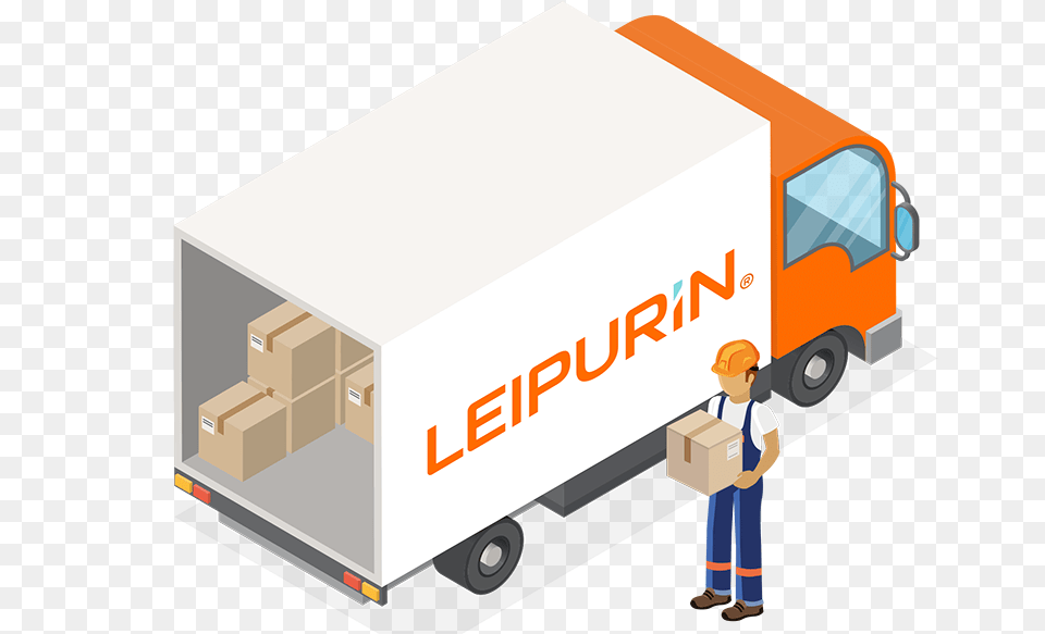 Service And Spare Parts, Box, Van, Transportation, Moving Van Free Png