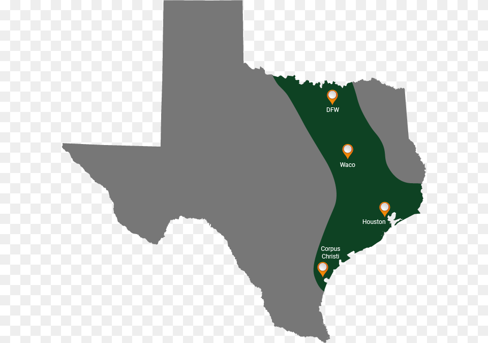 Service Area Map Final Fort Worth On Texas Map, Chart, Plot, Outdoors, Nature Free Png Download