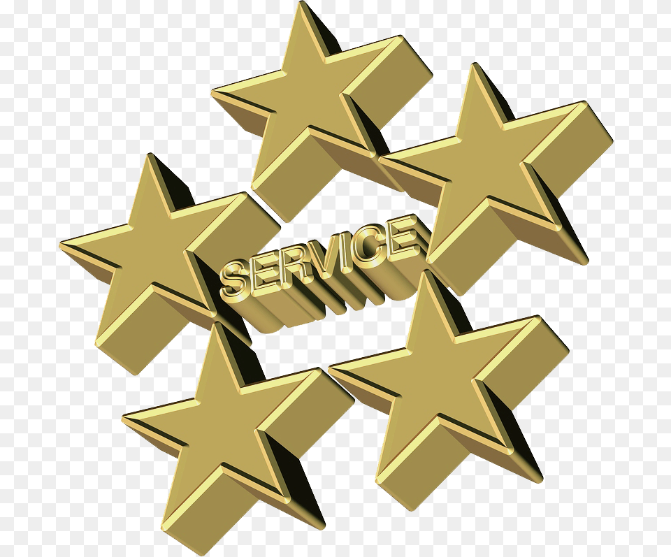 Service Award Clipart, Star Symbol, Symbol, Gold, Bulldozer Free Png