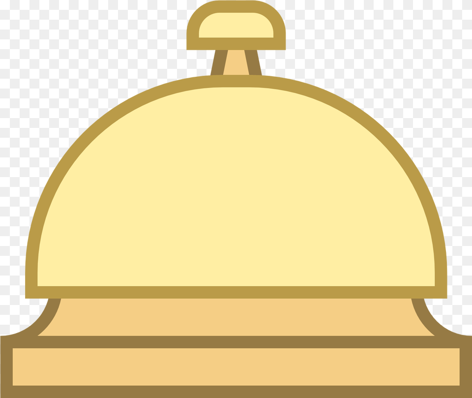 Service Bell Icon Illustration, Architecture, Building, Dome, Gold Free Png Download
