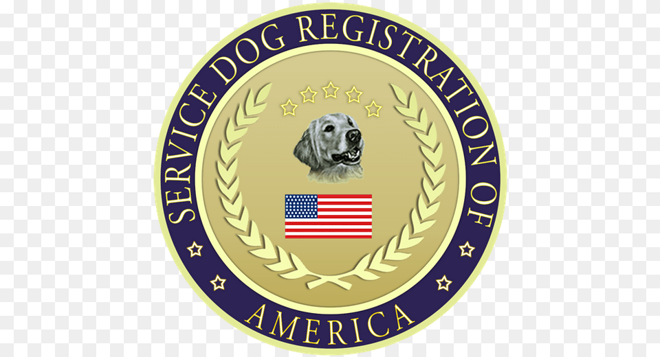 Service Dog Registration Of America Us Embassy Hyderabad Logo, Badge, Symbol, Emblem, Animal Free Transparent Png