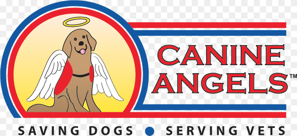 Service Dogs For Veterans With Ptsd Canine Angels Logo, Animal, Dog, Hound, Mammal Png Image