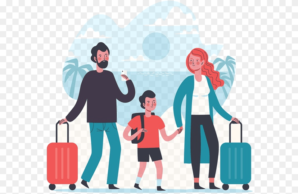 Service Family Travel Vector, Adult, Person, Man, Male Png Image