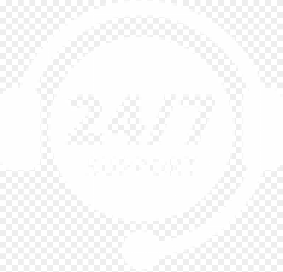 Service It 24 7 Support Icon Circle, Stencil Png
