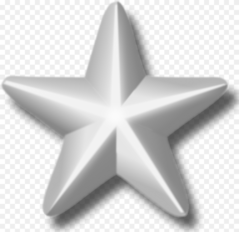 Service Star Silver Silver Stars Star Symbol, Symbol, Blade, Dagger Free Transparent Png