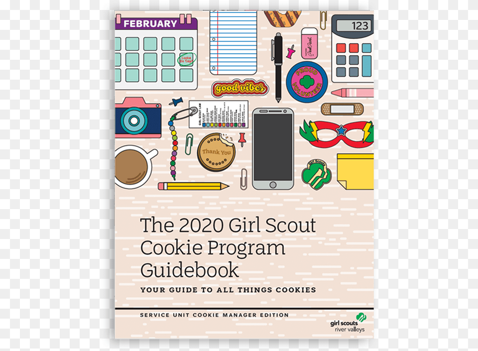 Service Unit Cookie Manager Guide Girl Scout Cookie Order Form 2020 Printable, Advertisement, Poster, Electronics, Mobile Phone Free Transparent Png