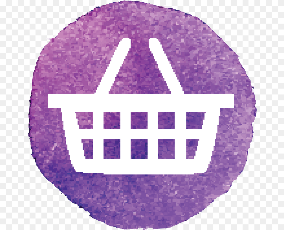 Services Community Assistance Center Basket, Purple, Shopping Basket, Person Free Png Download