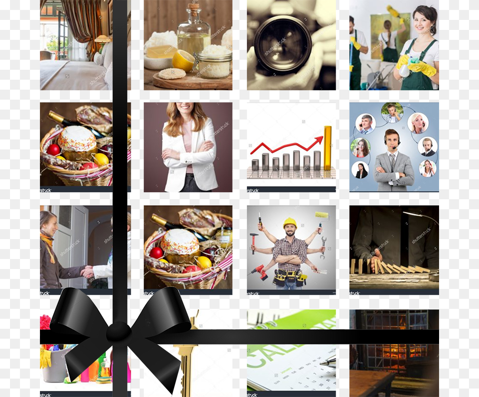 Services Montage Black Bow Room, Adult, Person, People, Meal Free Transparent Png
