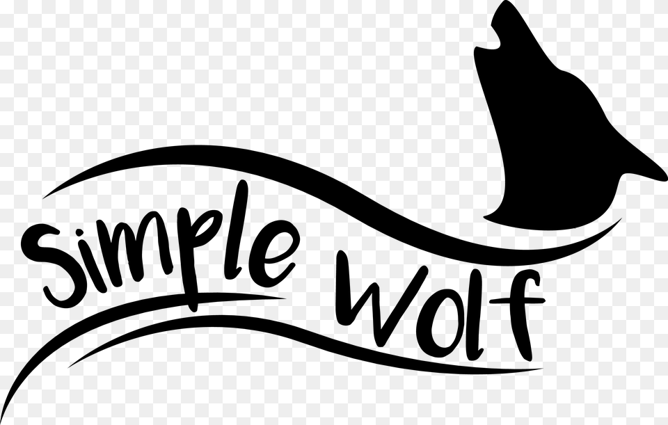 Services Simple Wolf, Silhouette, Logo, Animal, Fish Free Png