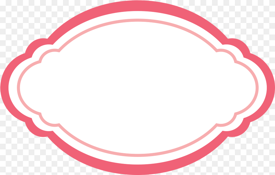 Serving Tray Pink Oval Frame, Sticker, Food, Meal Free Png