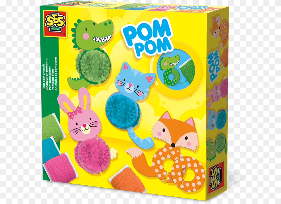 Ses Pom Animals Ses Creative Pom Pom, Plush, Toy Png Image