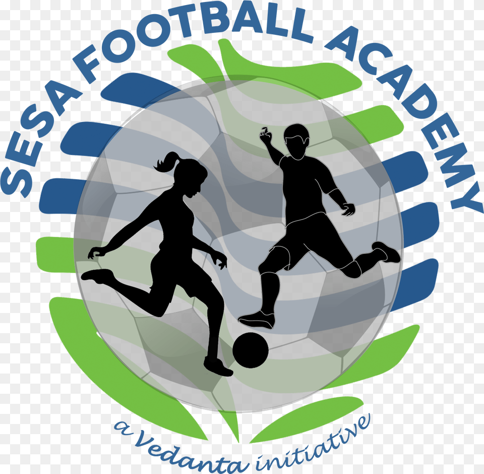Sesa Football Academy Logo Sesa Football Academy, Person, Adult, Male, Man Png Image
