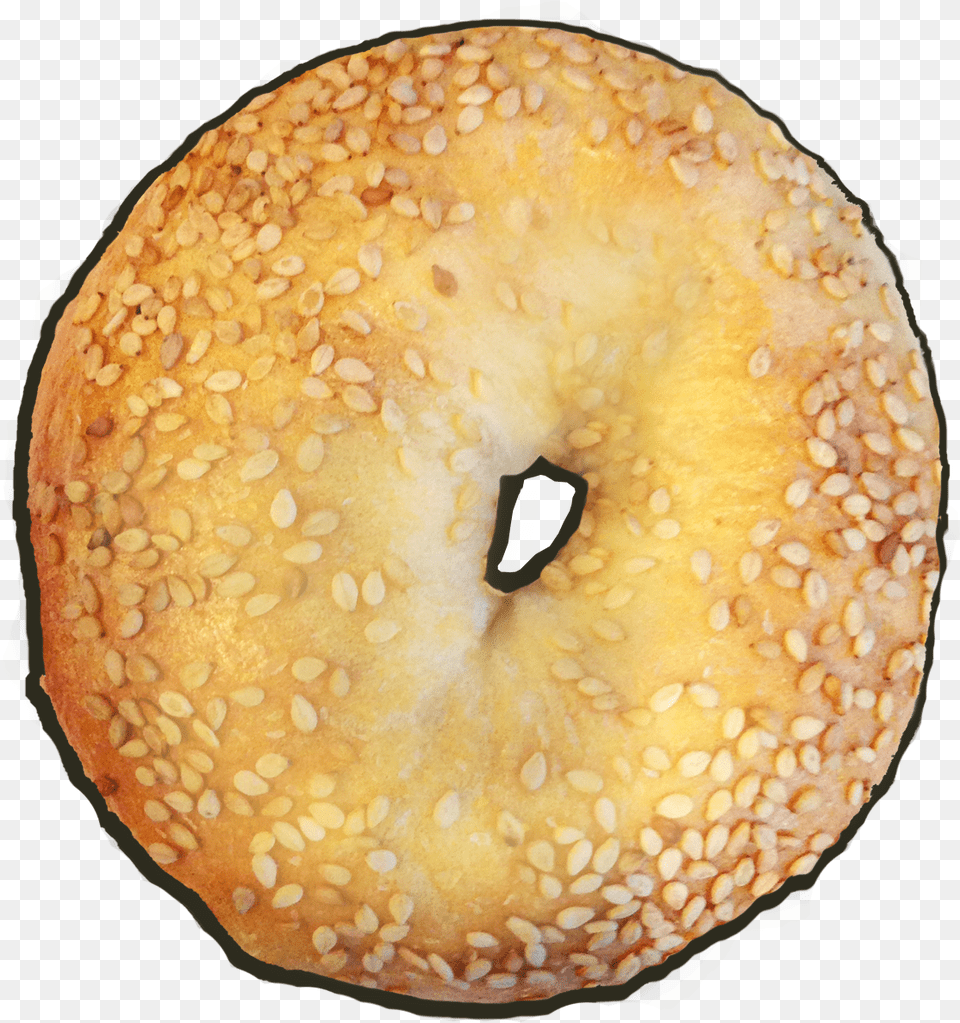 Sesame Bagel, Bread, Food Png