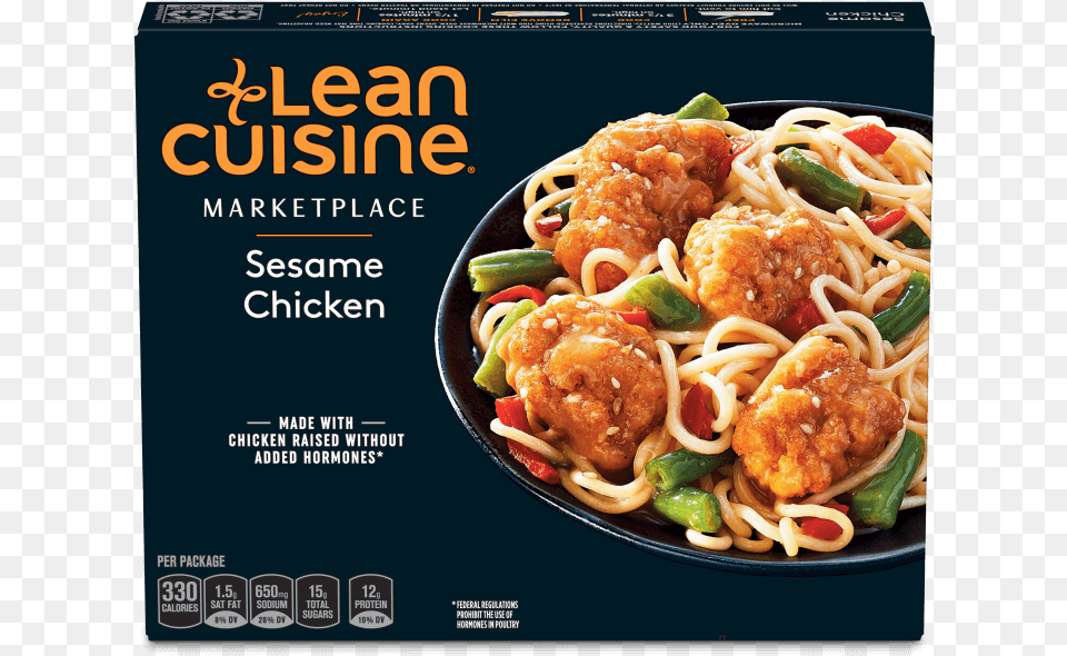 Sesame Chicken Image Lean Cuisine Sesame Chicken, Food, Noodle, Pasta, Spaghetti Png