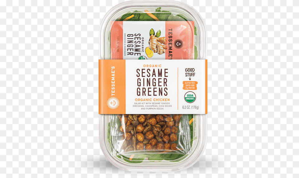 Sesame Ginger Greens Salad Kit Sesame Ginger Salad Kit, Food, Lunch, Meal, Ketchup Free Png Download