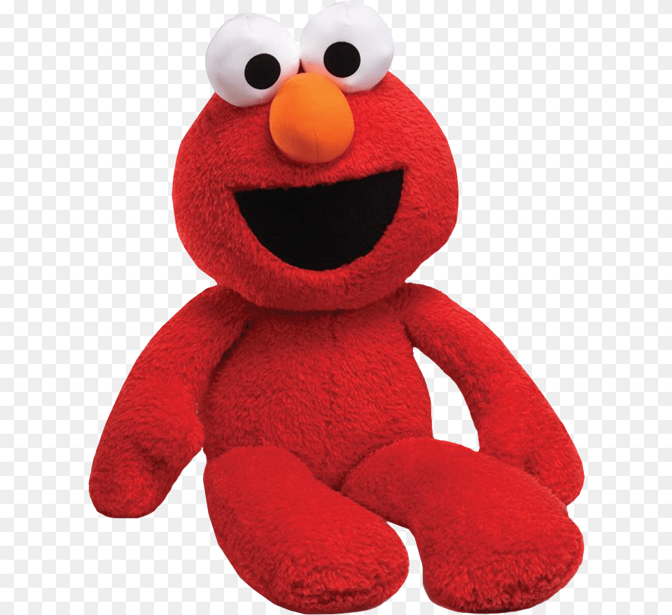 Sesame Gund Sesame Street Elmo Jumbo Take A Long, Plush, Toy Free Png