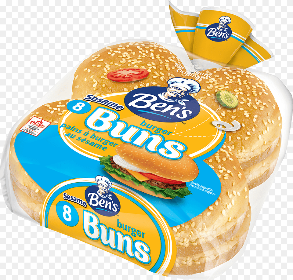 Sesame Hamburger Buns, Burger, Food, Bread, Bun Png Image