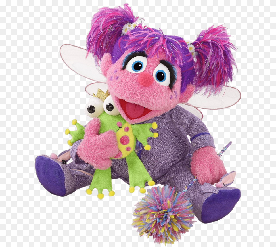 Sesame Street Abby Ladabby And Frog Leslie Carrara Abby Cadabby, Plush, Toy Free Png