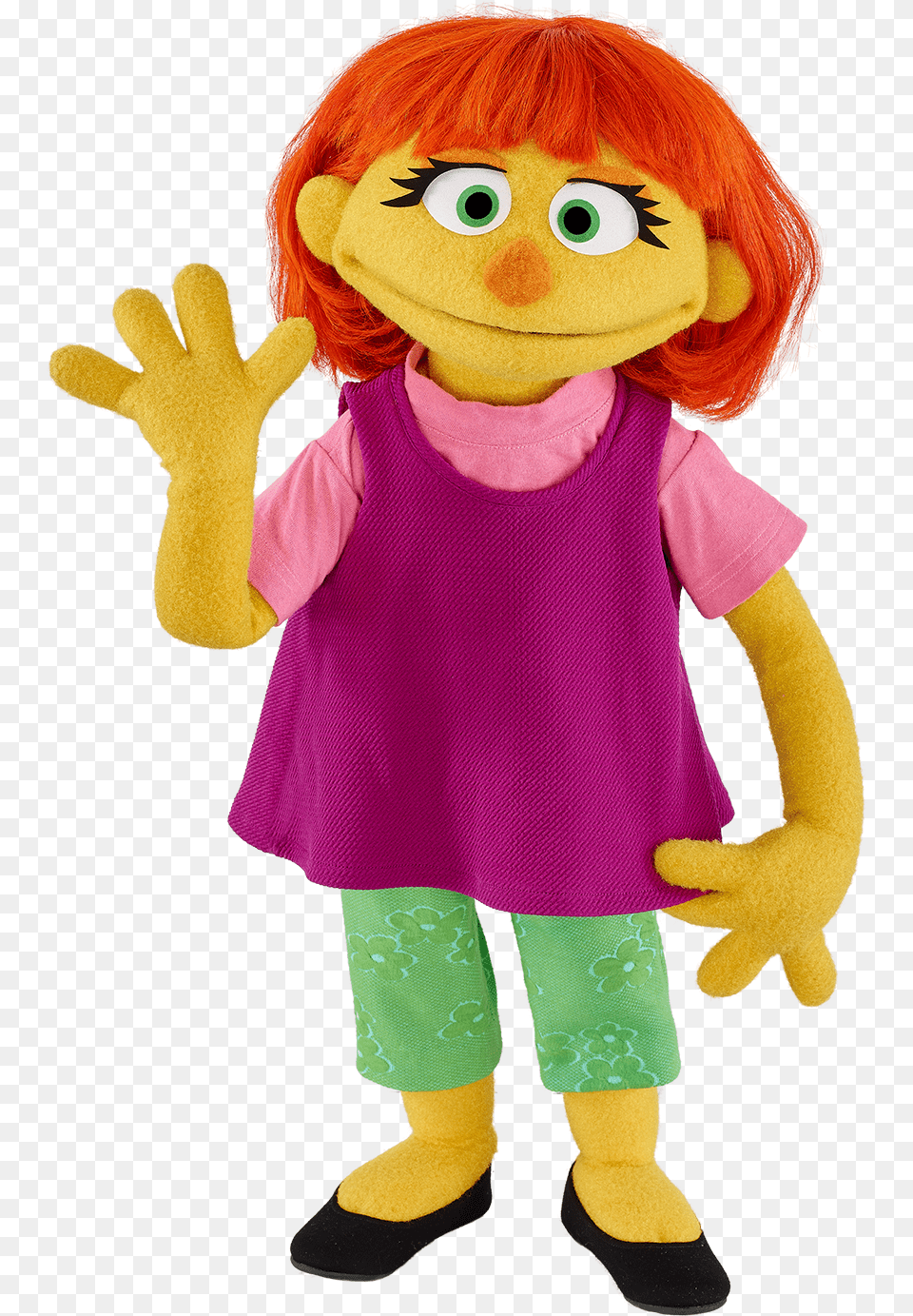 Sesame Street Autism Julia, Clothing, Glove, Toy, Doll Free Transparent Png