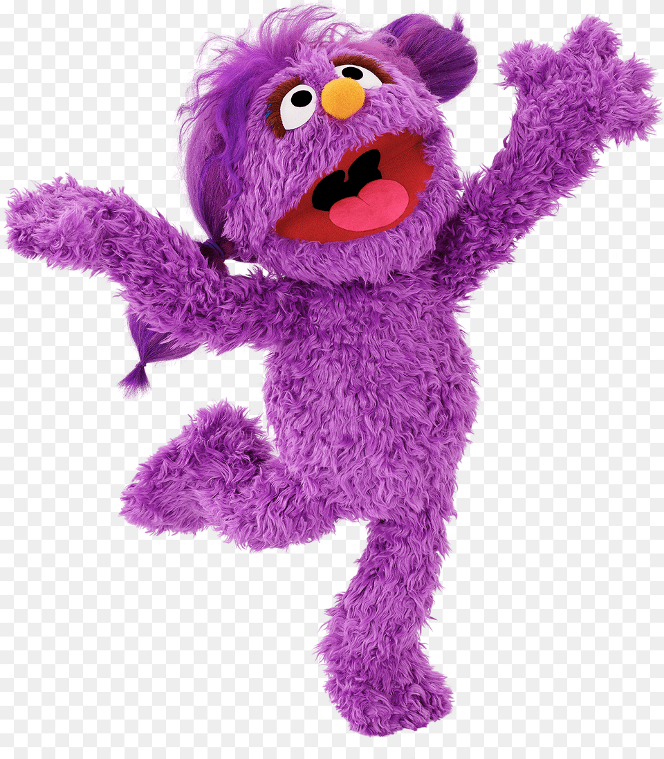 Sesame Street Basma, Purple, Toy Free Png Download