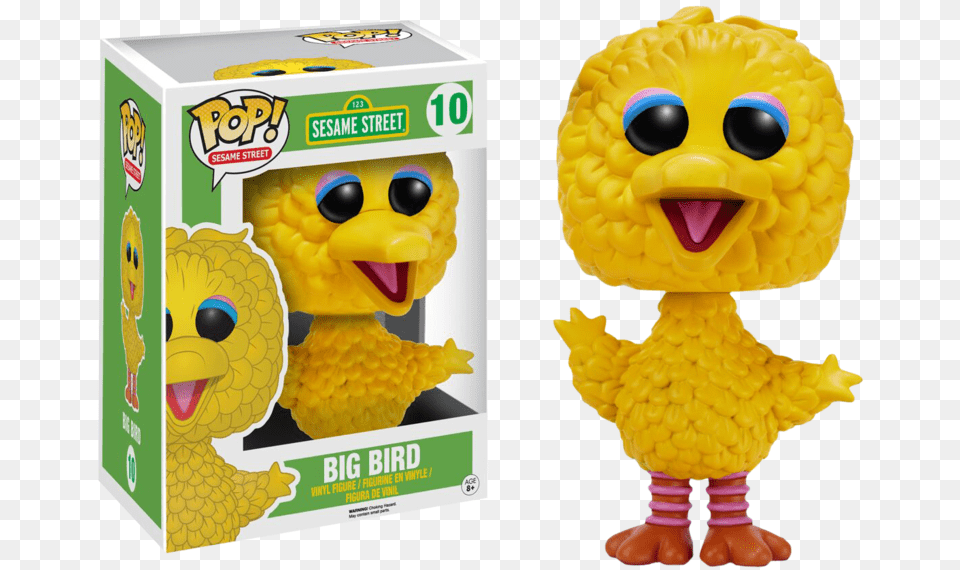 Sesame Street Big Bird 6 Supersized Pop Vinyl Figure Sesame Street Pop Figures, Toy, Plush Free Transparent Png