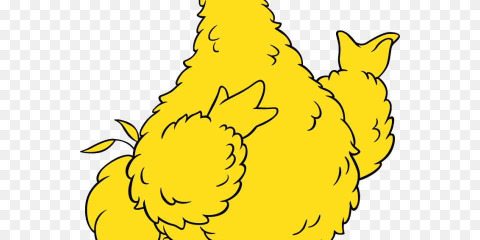 Sesame Street Cartoon Big Bird, Baby, Person, Animal, Hen Png Image