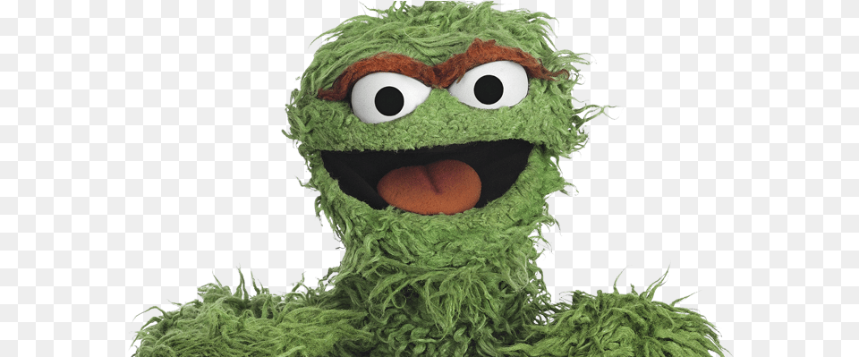 Sesame Street Characters Picture Love Trash Oscar The Grouch, Teddy Bear, Toy, Plush Png