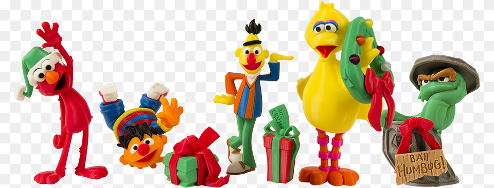 Sesame Street Characters Transparent Sesame Street Christmas Cartoon, Toy, Baby, Person Png Image
