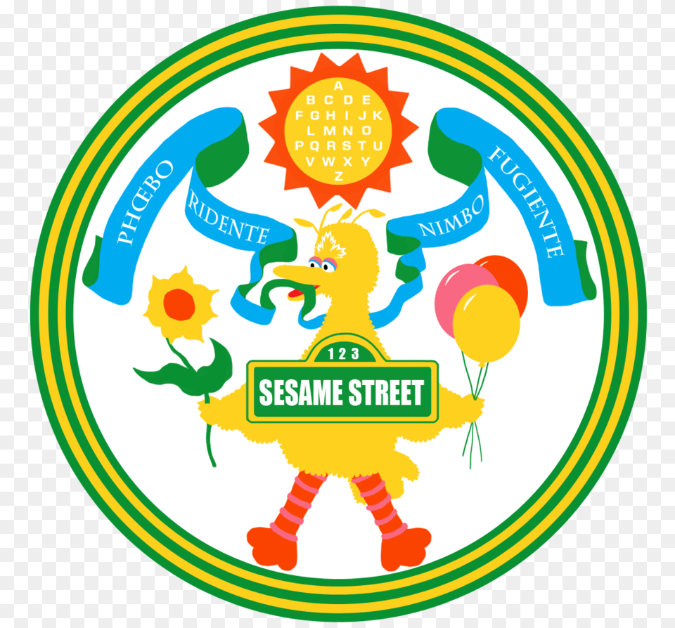 Sesame Street Clip Art, Logo, Badge, Symbol, Baby Free Png Download