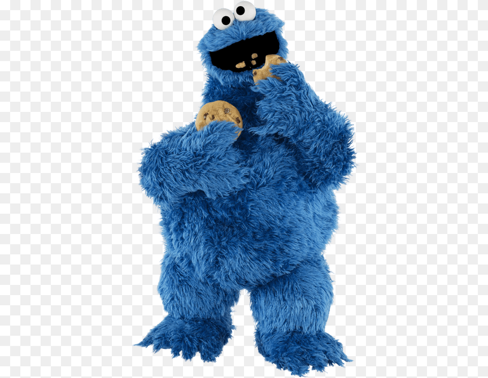 Sesame Street Cookie Monster Cookie Monster, Teddy Bear, Toy, Mascot, Plush Free Png