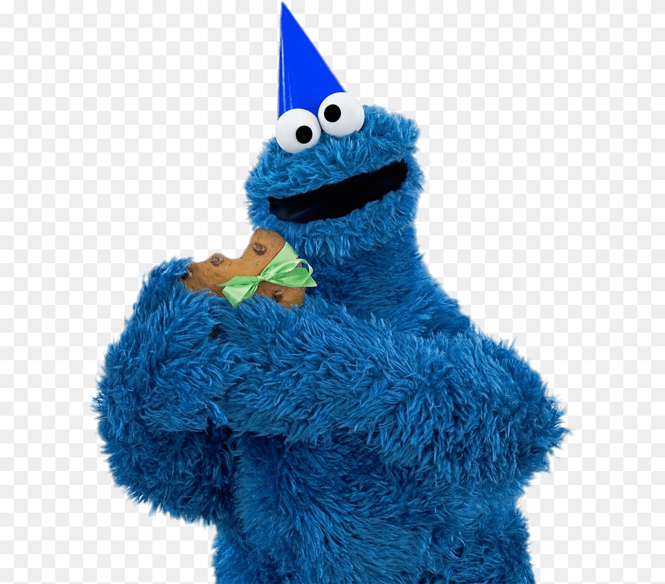 Sesame Street Cookie Monster Party Clip Arts Birthday Cookie Monster, Toy, Clothing, Hat Png Image