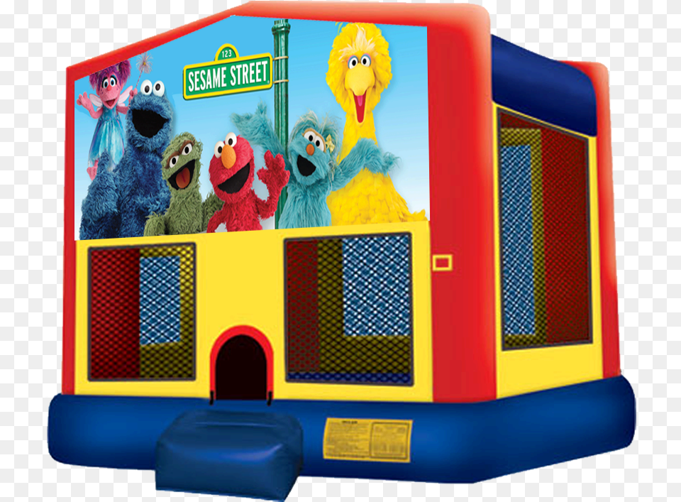 Sesame Street Elmo Bouncer Pj Masks Bounce House, Play Area, Toy, Indoors, Baby Free Png
