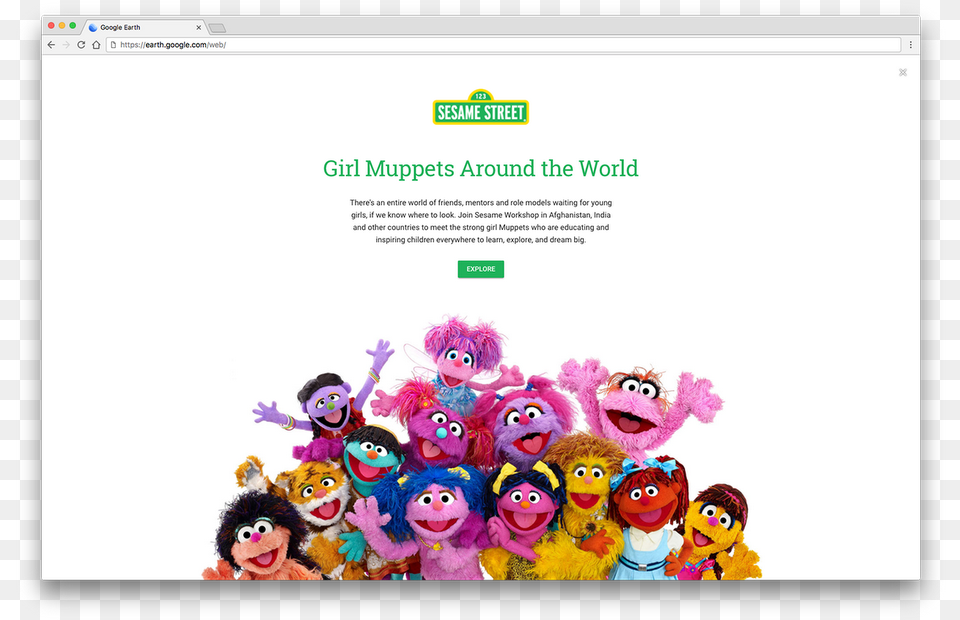 Sesame Street Girls Around World, Person, Toy, Face, Head Free Png Download