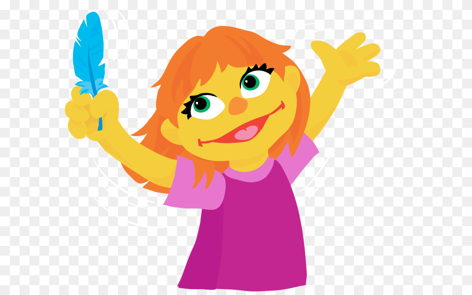 Sesame Street Introduces A New Muppet Character With Autism, Baby, Person, Cleaning, Face Png