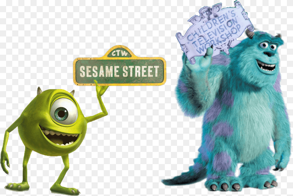 Sesame Street Is A Production Of The Childrens Television Mike Wazowski Free Png Download