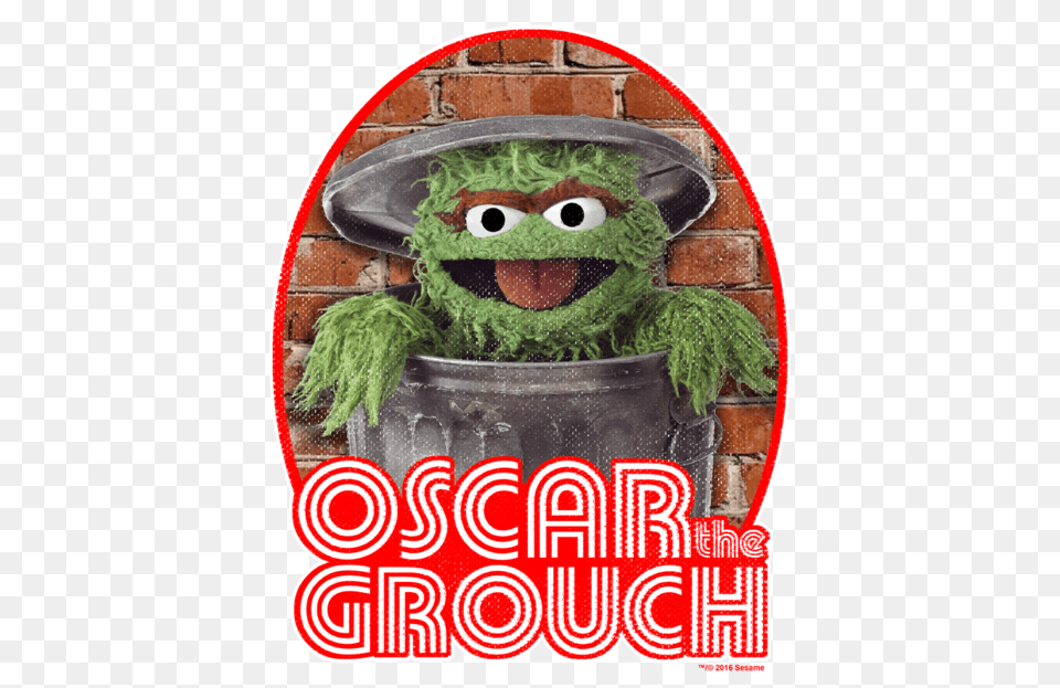 Sesame Street Oscar Iron On Youth T Shirt, Plant, Potted Plant, Moss Free Transparent Png