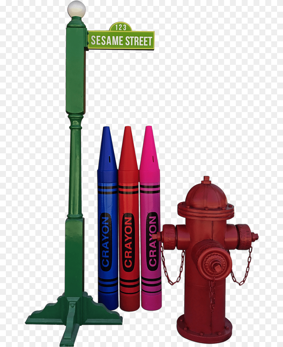 Sesame Street Package Illustration, Fire Hydrant, Hydrant, Crayon Free Png Download