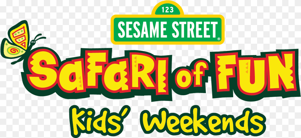 Sesame Street Safari Of Fun Kids Weekends Sesame Street Kids Weekend Busch Gardens Logo, Dynamite, Weapon Png Image