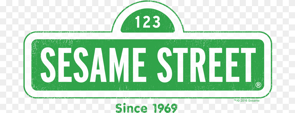 Sesame Street Sign, License Plate, Transportation, Vehicle Png Image